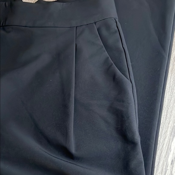 ADAY Black Wide Leg Dress Pants with Pleats - Picture 7 of 16